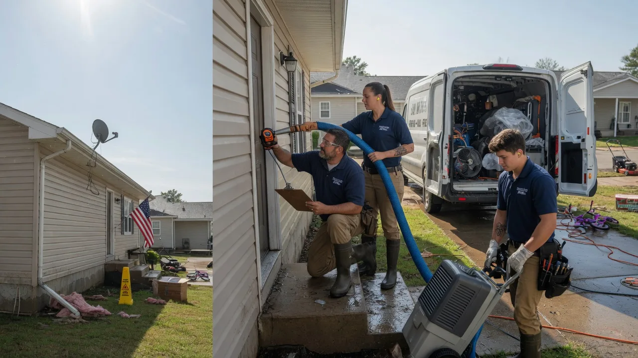 Ceiling Water Damage Restoration in Providence, NC near me